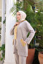 Hijab Tracksuit Set Zippered Double Suit Hooded - 4