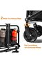 Collapsible Folding Wagon, Large Capacity, Heavy Duty, Portable, for Sports, Shopping, Camping - 8