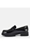 Large Size Women's Khaki Leather Loafer Black Patent Leather 41-42-43-44 - 8