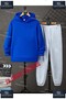 Children's Unisex "Kislik Simple Model" Special Printed Hooded Tracksuit Set
