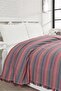 Cotton Burgundy Bed Sheet and Elastic Bed Sheet Pique Set 200X230 - 2