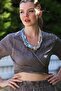 Cord Pearl Knot Design Necklace - 4