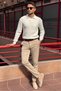 Men'S, Old Money Culture, Line Look, Polo Collar, Knitwear Sweater Pltk09 - 4
