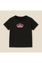 Crown Crew Neck 100% Cotton Printed Short Sleeve Children's and Teenage T-Shirt