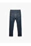 Cotton Regular Waist Slim Fit Jean Pants - Brad Jean - 5