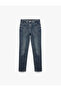 Cotton Regular Waist Slim Fit Jean Pants - Brad Jean - 4