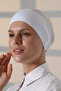 Breathable Tulle Seamless Lycra Viscose Women's Hijab Bonnet White - 2
