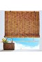 FFD Natural Bamboo Roller Blinds – 120x200 cm | Foldable Roman Reed Shades for Indoor/Outdoor - 4
