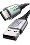 Type C Cable 2M, Nylon Braided 18W USB A to USB C Fast Charging Cable