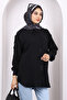 Black Sleeve Detailed Shirt - 3