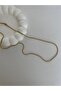 Steel Round Long Gold Chain Necklace 60 cm - 3