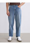 Indigo Baggy Fit Men's Jean Trousers - 4