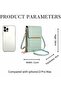 Anti-theft Leather Bag, Elegant Crossbody Touch Screen Phone Bag, Touch Screen RFID Blocking Cellpho - 6
