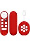 (2 Pcs) Silicone Remote Cover Set Compatible with Google Chromecast 2020 4K, Anti-Slip Shock - 2