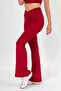 Cross-Waist Spanish Leg Leggings and Seamless Panties 2-Piece Set - 4