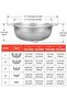 Vegetable Strainer Sifter Colander Sieve Stainless Steel Kitchen Sink Fine Mesh & Strong Handle Food - 7