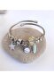 White Figured Steel Charm Bracelet - 2