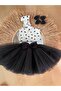 Girl's Polka Dot Tutu Skirt Suit