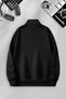 Unisex Women Men Gryffindor Printed Stand Collar Half Zipper Basic Sweatshirt - 2