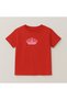 Crown Crew Neck 100% Cotton Printed Short Sleeve Children's and Teenage T-Shirt