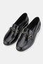WOMEN'S BLACK Patent Leather GENUINE NATURAL LEATHER NUMBER 36-41 BUCKLE SHOES - 3