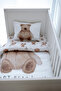 Fluffy Bear Baby Duvet Cover Set with Sheets (100X150 - 35X45 - 60X120) -Fluffy Bear - 4