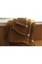 Hb&Victory 100% Cotton Waffle Bath Towel Set of 4 Camel Color