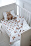 Fluffy Bear Baby Duvet Cover Set with Sheets (100X150 - 35X45 - 70X130) -Fluffy Bear - 5
