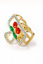 Women's Metal Cherry Hair Clip - 3