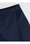 Lcw Kidsnavy Blue Basic Gabardine Girl's Shorts Skirt - 3