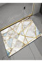 Geometric Pattern Living Room Carpet Multicolour 40 x 60cm