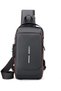 Crossbody Bag, Anti-theft Chest Bag Waterproof Shoulder Crossbody Bag, Lightweight One Strap Sling B