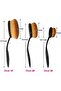 Oval Makeup Brush Set Upgraded 3pcs - 5