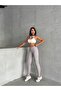 Women's High Waist Gathered Ribbed Winter Knitted Leggings - 5