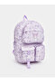 Lilac Kuromi Printed Girl's Backpack