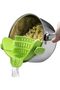 Silicone Snap N Strain Strainer | Green - 2