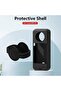 Silicone Case for Insta360 One X3 |Soft Carrying Case with Guards Lens Cover Cap Blue - 4