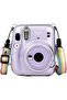 Transparent Hard Camera Case for Fujifilm Instax Mini 11 Instant Camera Cover with Adjustabl