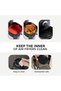 Silicone Air Fryer Liner 8.5inch [Pack of 2] Reusable Air Fryer Silicone Basket Heat Resista - 5
