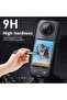 Silicone Desktop Base Stand For Insta360 X4 Panoramic Action Camera -Black - 4