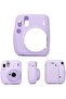 Fujifilm Instax Mini 11 | Silicone Case Instant Camera Cover with Adjustable Strap | Purple - 2