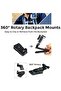 Backpack Strap Mount Action Camera Quick Clip Mount For GoPro Hero 11, Hero 10, - 3