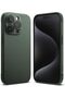 iPhone 15 Pro Case Cover| Onyx Series | Dark Green