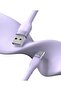 Fast Charging Pastel Cable | USB Type A to Type C | Purple 2m