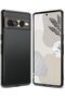 Fusion Compatible with Google Pixel 7 Pro Case, Anti-Scratch Hard Clear Back Shockproof TPU Bumper