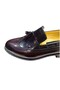 Classic Burgundy Men's Shoes - 6