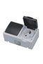 Atom socket and switch module, 10A, 250V, IP54 / EXT 112-100-0003