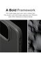 iPhone 15 Pro Case Cover | Fusion Bold Series | Matte Gray - 5