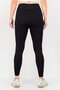 Women Sportswear Fit Pull On Training Leggings, Black - 3