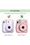 PU Leather Camera Case for Fujifilm Instax Mini 12 Instant Camera - 4
